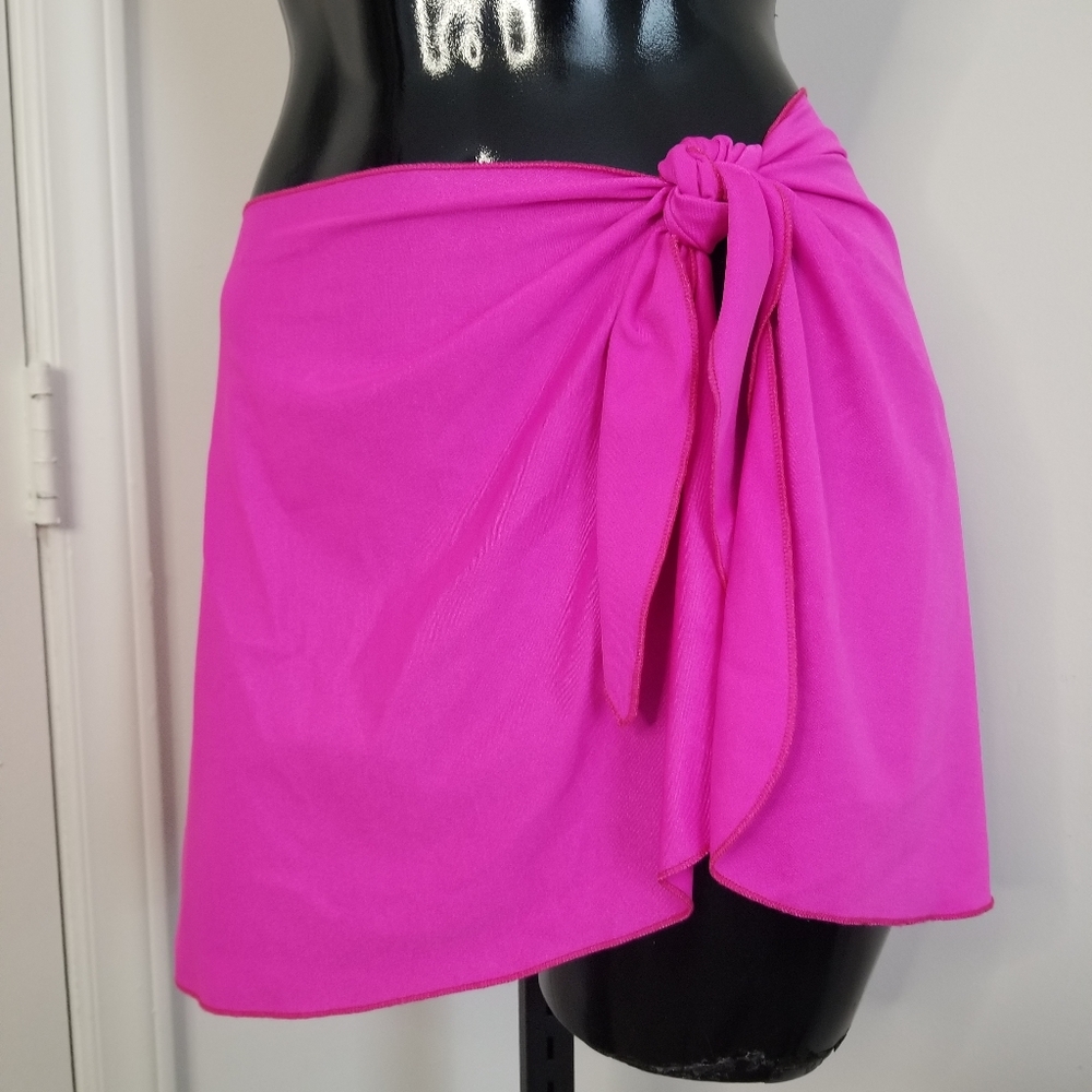 💲🩷⬇️Fuschia Bathing Suit Wrap  S/M